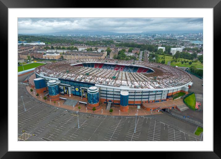 Hampden Park Framed Mounted Print by Apollo Aerial Photography