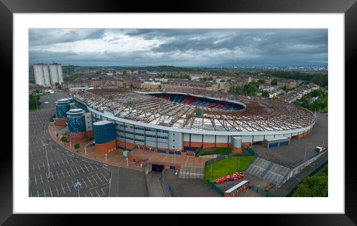 Hampden Park Framed Mounted Print by Apollo Aerial Photography