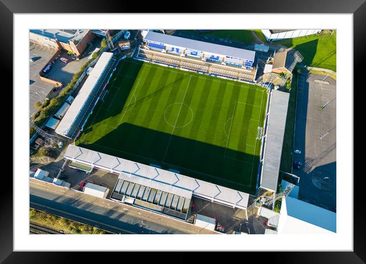 Hartlepool Utd Framed Mounted Print by Apollo Aerial Photography