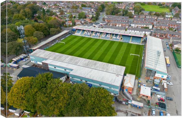 Rochdale AFC Canvas Print by Apollo Aerial Photography