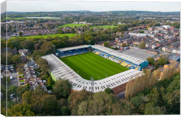 Gigg Lane Canvas Print by Apollo Aerial Photography