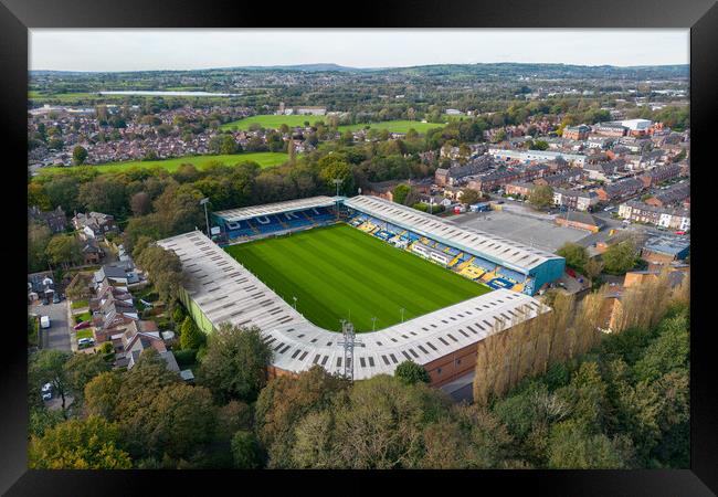 Gigg Lane Framed Print by Apollo Aerial Photography