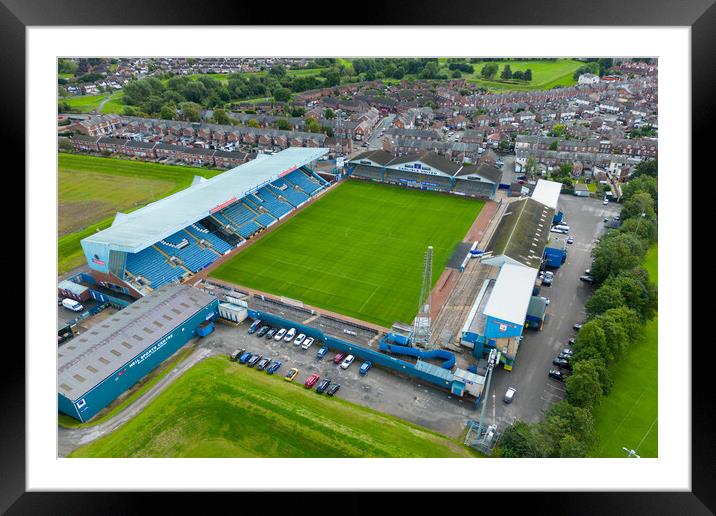Brunton Park Framed Mounted Print by Apollo Aerial Photography