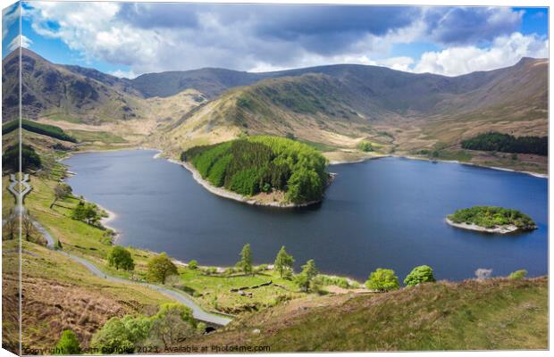 Mardale Head and Haweswater Canvas Print by Keith Douglas