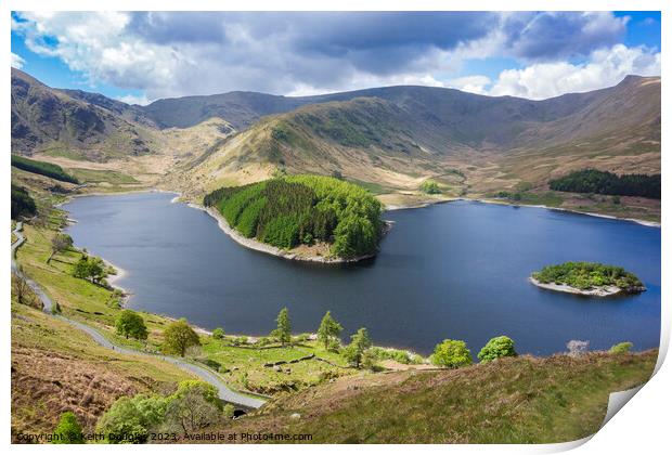 Mardale Head and Haweswater Print by Keith Douglas