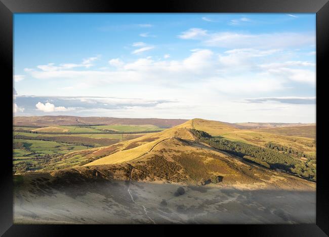 Mam Tor and the Great Ridge Framed Print by Colin Allen