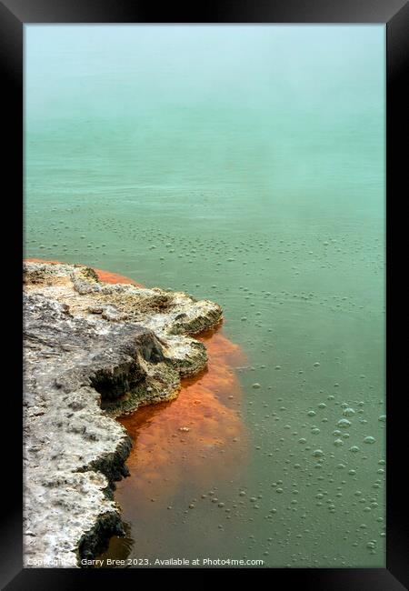 Wai-o-Tapu Thermal Framed Print by Garry Bree