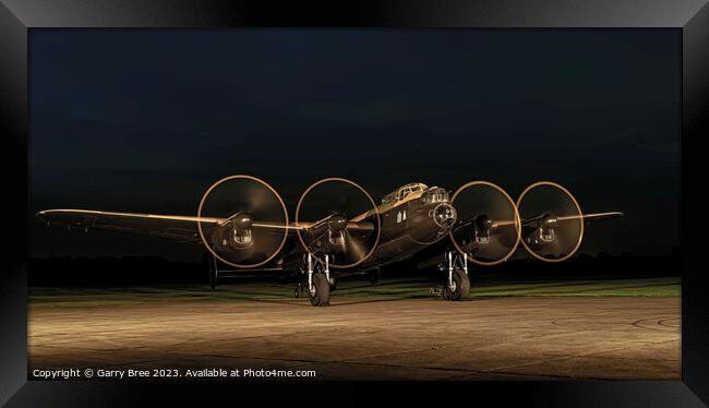 Avro Lancaster Bomber  'Just Jane' Framed Print by Garry Bree