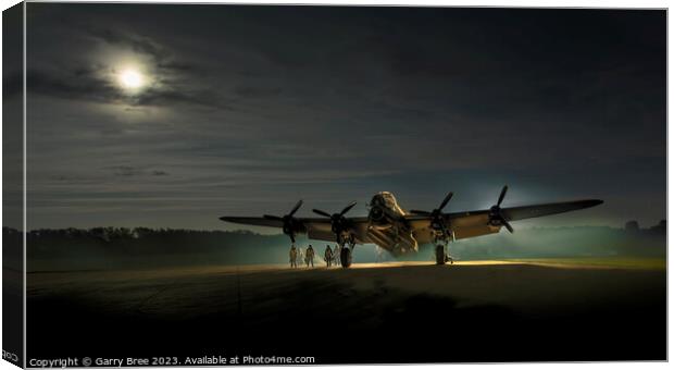 Avro Lancaster Bomber  'Just Jane' Canvas Print by Garry Bree