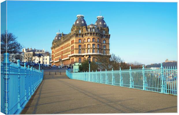 Scarborough Grand Hotel Canvas Print by Alison Chambers