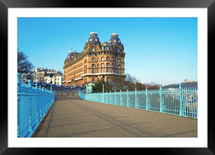 Scarborough Grand Hotel Framed Mounted Print by Alison Chambers