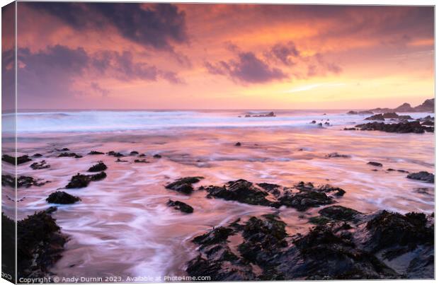Dollar Cove Sunset Canvas Print by Andy Durnin