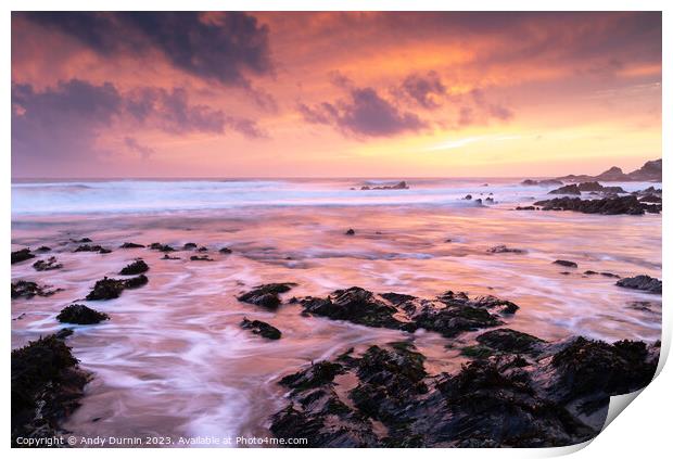 Dollar Cove Sunset Print by Andy Durnin