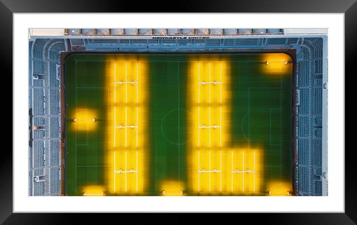 Newcastle United - Preparing for Match Day Framed Mounted Print by STADIA 