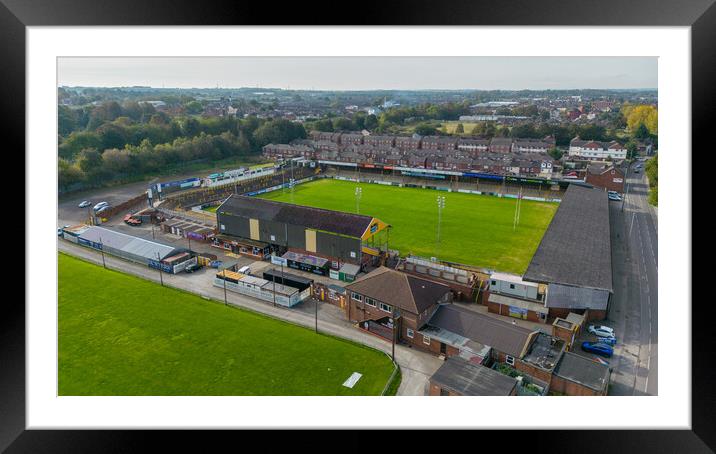 The Castleford Tigers Framed Mounted Print by Apollo Aerial Photography