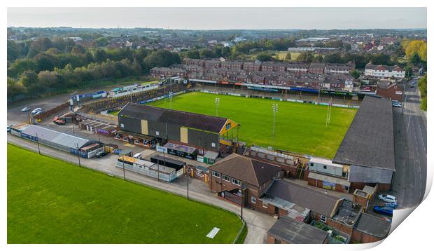The Castleford Tigers Print by Apollo Aerial Photography