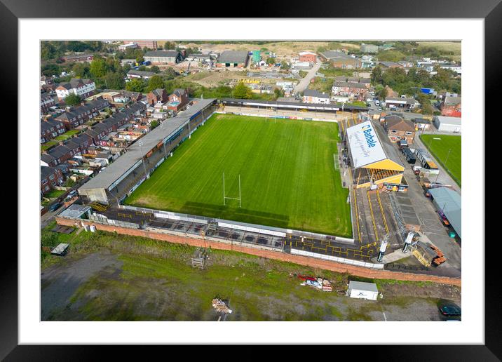 Castleford Jungle Framed Mounted Print by Apollo Aerial Photography