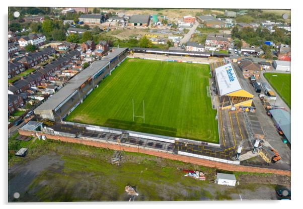 Castleford Jungle Acrylic by Apollo Aerial Photography