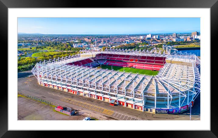 Middlesbrough FC Framed Mounted Print by STADIA 