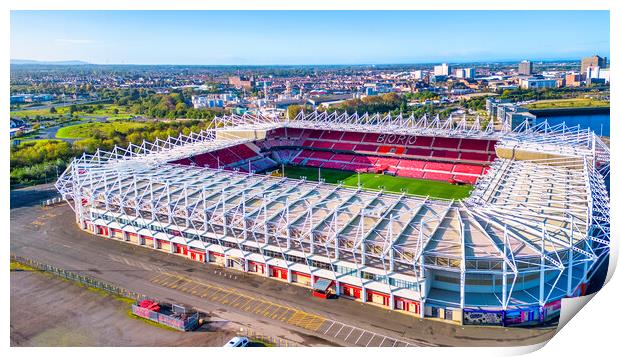 Middlesbrough FC Print by STADIA 