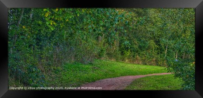 Where does it lead to? - (Panorama.) Framed Print by 28sw photography