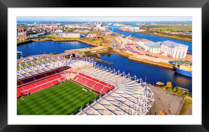 Middlesbrough FC Framed Mounted Print by STADIA 