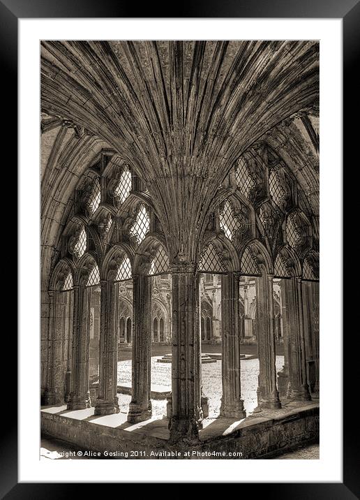 Canterbury Cathedral Framed Mounted Print by Alice Gosling
