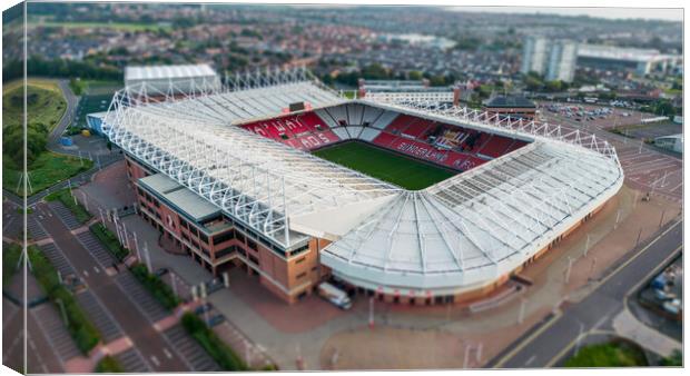 Sunderland AFC Canvas Print by Apollo Aerial Photography