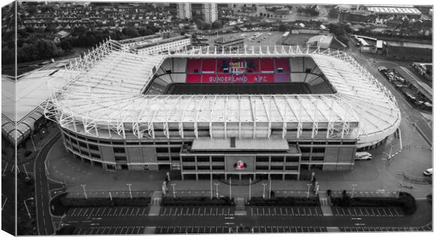Sunderland AFC Canvas Print by Apollo Aerial Photography