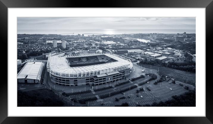 Sunderland Pano Framed Mounted Print by Apollo Aerial Photography