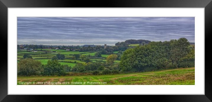A change of Greasley - (Panorama.) Framed Mounted Print by 28sw photography