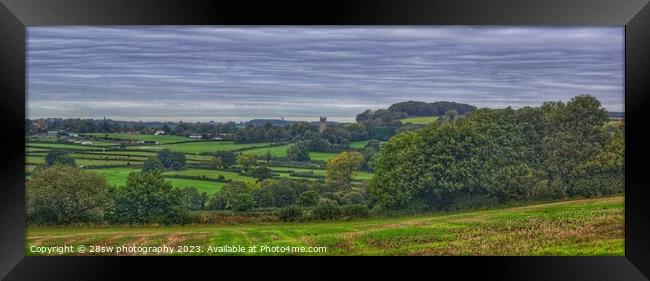 A change of Greasley - (Panorama.) Framed Print by 28sw photography