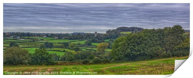 A change of Greasley - (Panorama.) Print by 28sw photography