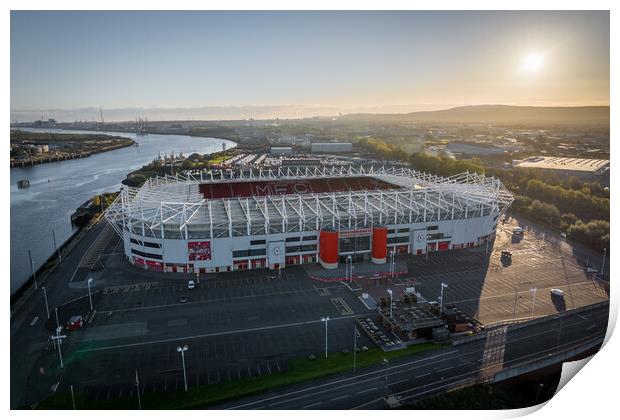The Riverside Stadium Print by Apollo Aerial Photography