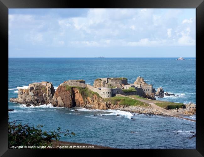 Fort Clonque Framed Print by Hazel Wright