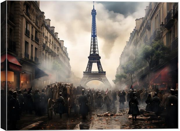 France Is Liberated Canvas Print by Steve Smith