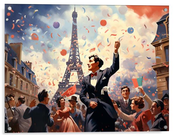 France Is Liberated Acrylic by Steve Smith