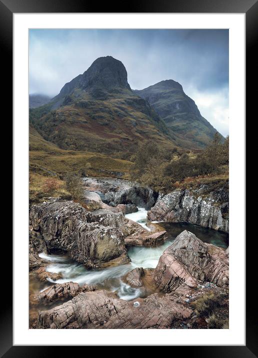 Moody Glencoe  Framed Mounted Print by Anthony McGeever