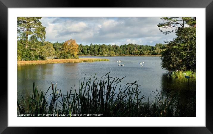  Loch of Blairs Framed Mounted Print by Tom McPherson