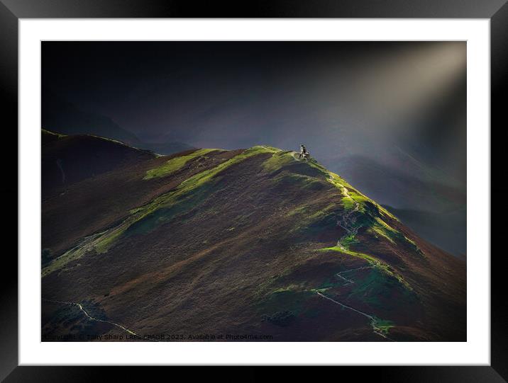 FANTASIA ON A THEME OF CATBELLS - A LAKE DISTRICT FELL Framed Mounted Print by Tony Sharp LRPS CPAGB
