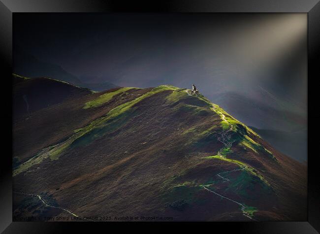 FANTASIA ON A THEME OF CATBELLS - A LAKE DISTRICT FELL Framed Print by Tony Sharp LRPS CPAGB