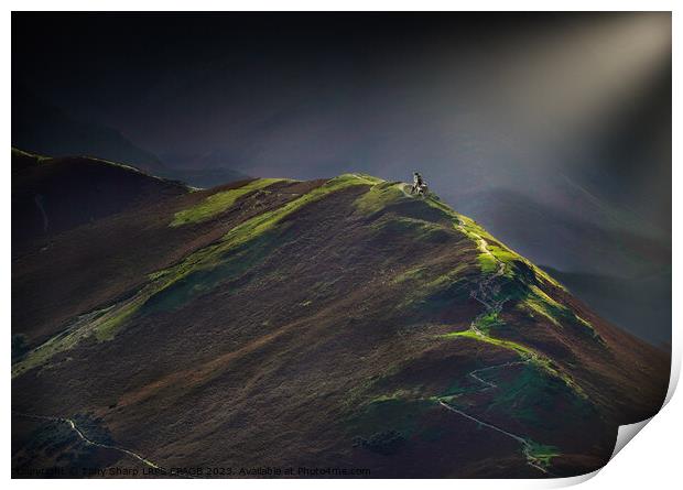 FANTASIA ON A THEME OF CATBELLS - A LAKE DISTRICT FELL Print by Tony Sharp LRPS CPAGB