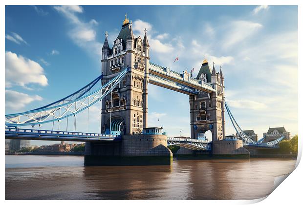 Tower Bridge London Print by Picture Wizard