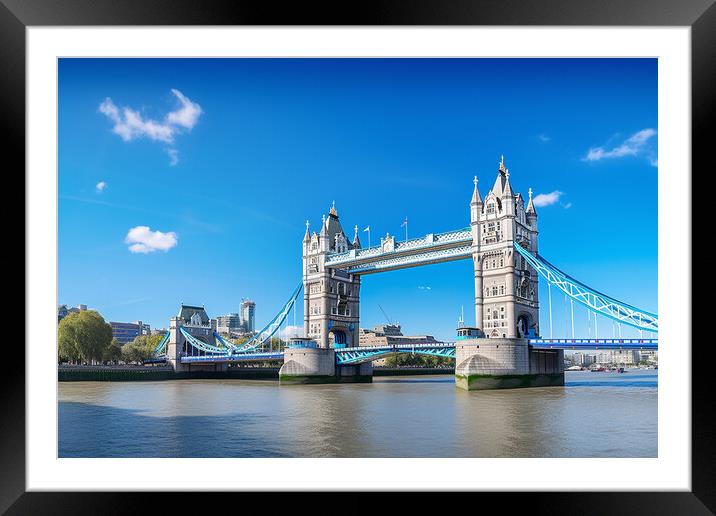 Tower Bridge Framed Mounted Print by Picture Wizard