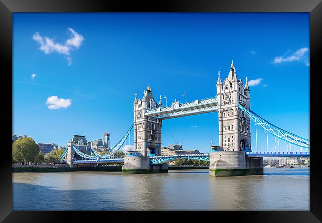 Tower Bridge Framed Print by Picture Wizard