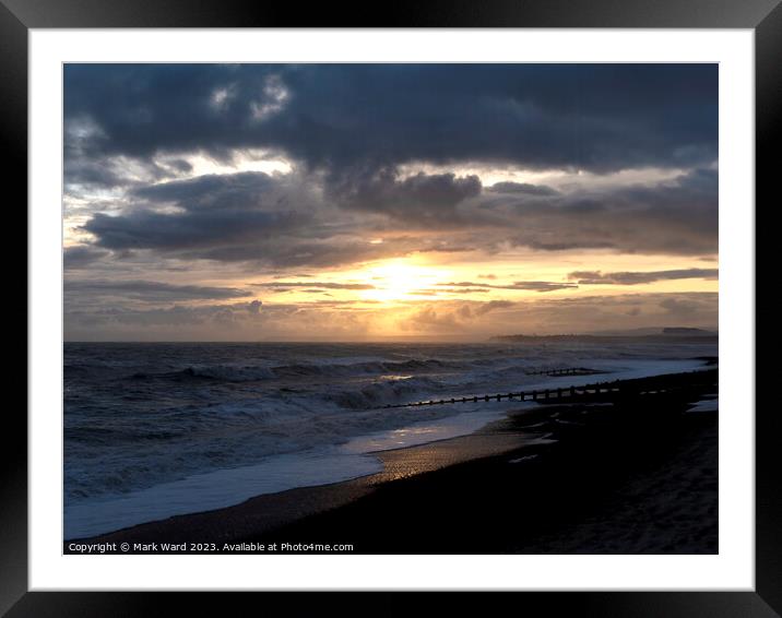 Mixed Moods. Framed Mounted Print by Mark Ward