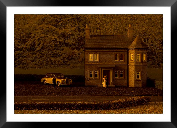 The Honeymoon Hotel Framed Mounted Print by Steve Purnell