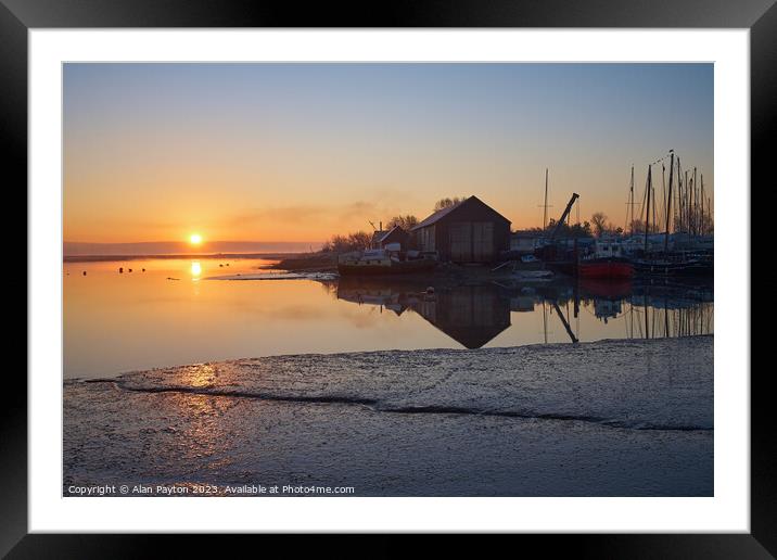 Sunrise at Hollowshore Framed Mounted Print by Alan Payton