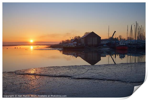 Sunrise at Hollowshore Print by Alan Payton