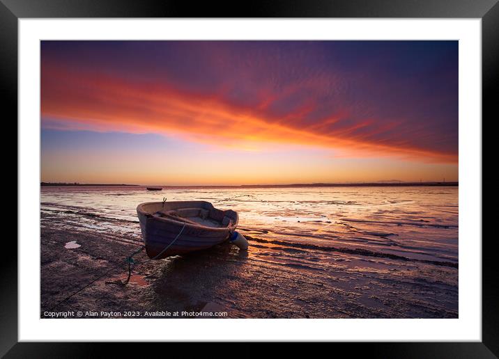 Sunrise at Swale Estuary Framed Mounted Print by Alan Payton